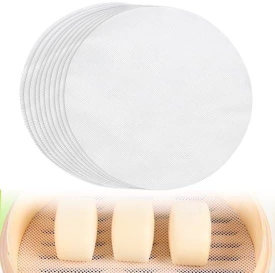 Silikone dampmåtte - Genanvendelig non-stick måtte - 28 cm diameter