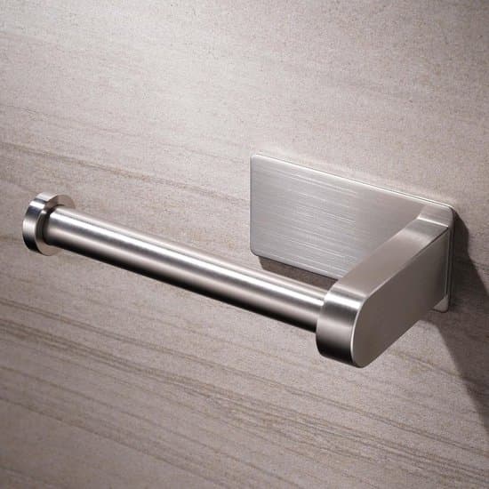 Selvklæbende toiletpapirholder - Rustfrit stål - Badeværelsestilbehør
