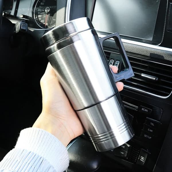 Elektrisk 12V Bilvärmekopp Uppvärmd Resemugg Kaffe Te
