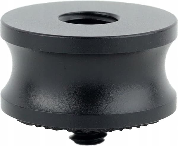 Fem 1/4\" til 3/8\" stativ aluminiumslegering gummi reducerende adaptere