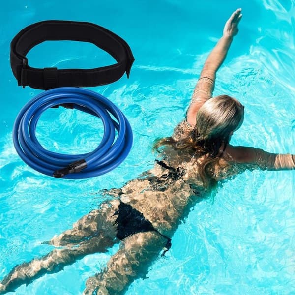 Poolsimbälte, simträningsbälte, poolsimbälte, vuxensimbälte, barnsimbälte, blått