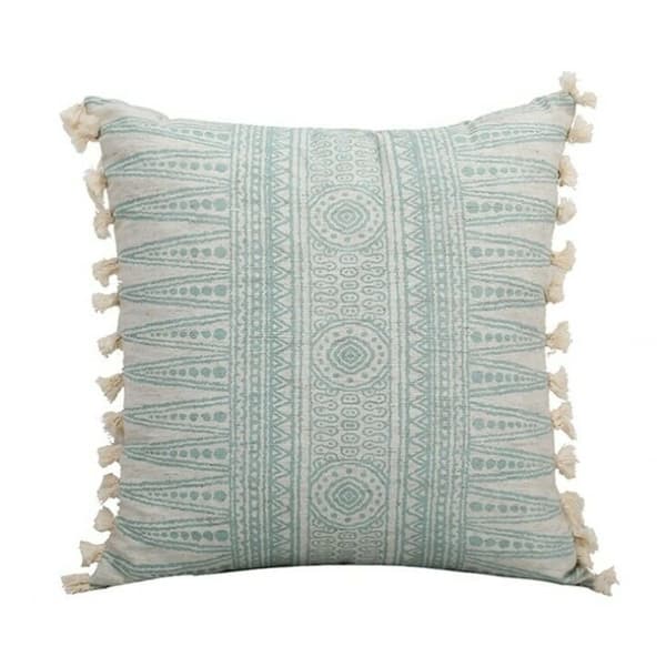Beige kvast pudebetræk 45*45cm