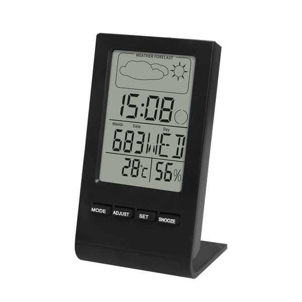 Termometer/hygrometer m/ LCD-display
