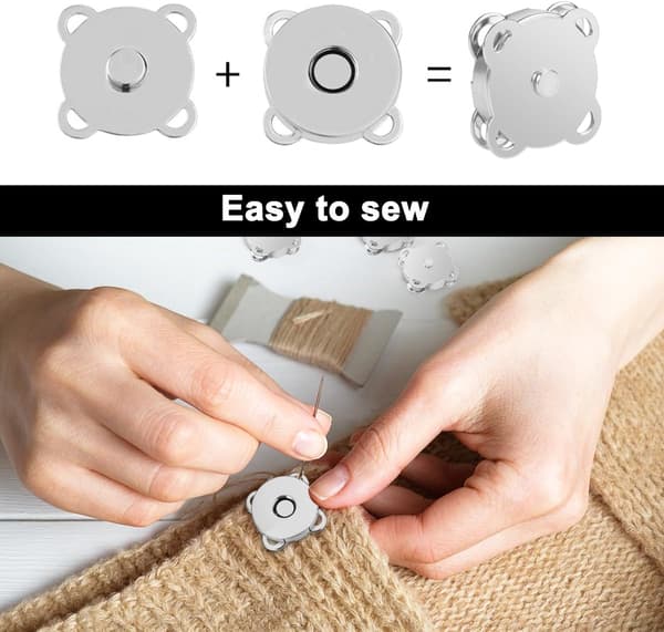 20-delars set, med 20 mm magnetiska snäppfästen