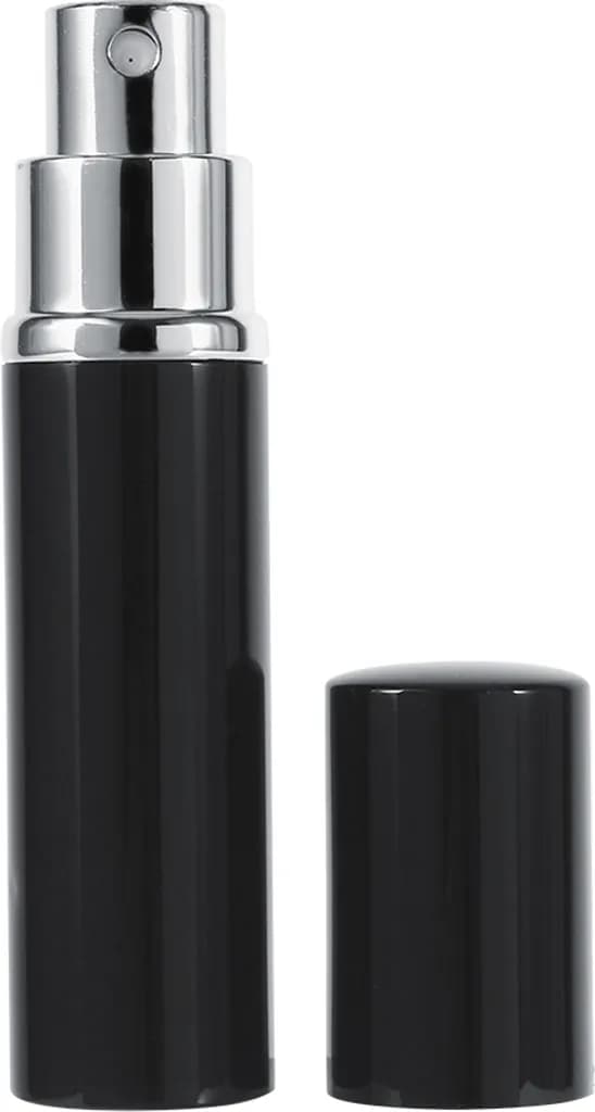 Påfyllningsbara parfymsprayflaskor, 2-pack, svarta