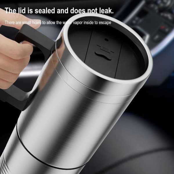 Elektrisk 12V Bilvärmekopp Uppvärmd Resemugg Kaffe Te