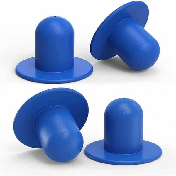Et sæt med 4 propper egnet til Intex poolpropper, indbyggede poolfiltre og vandpumpefiltre.