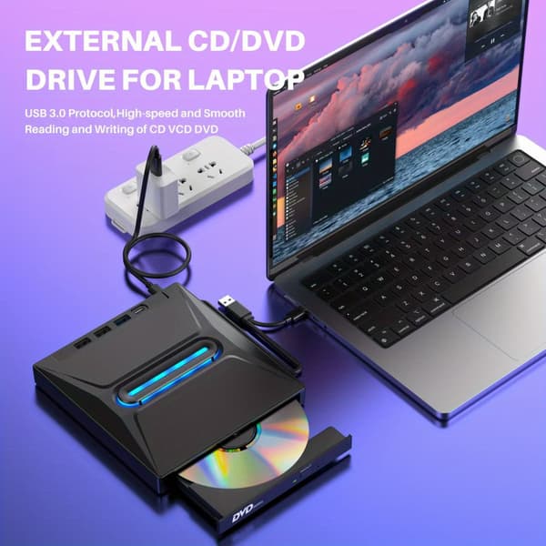USB extern optisk enhet mobil DVD-brännare expansionskort extern dator notebook brännande optisk enhet