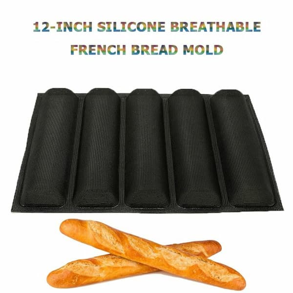 Pølseforme Silikoneform Non-Stick Perforerede Franskbrødsforme