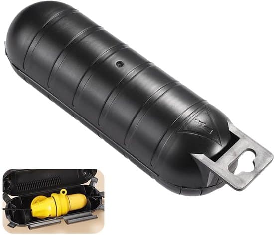 Vattentät kabelbox - Utomhuskontaktskydd - Skyddar elektriska installationer utomhus - Robust ABS-material - 23 x 23 x 7 cm