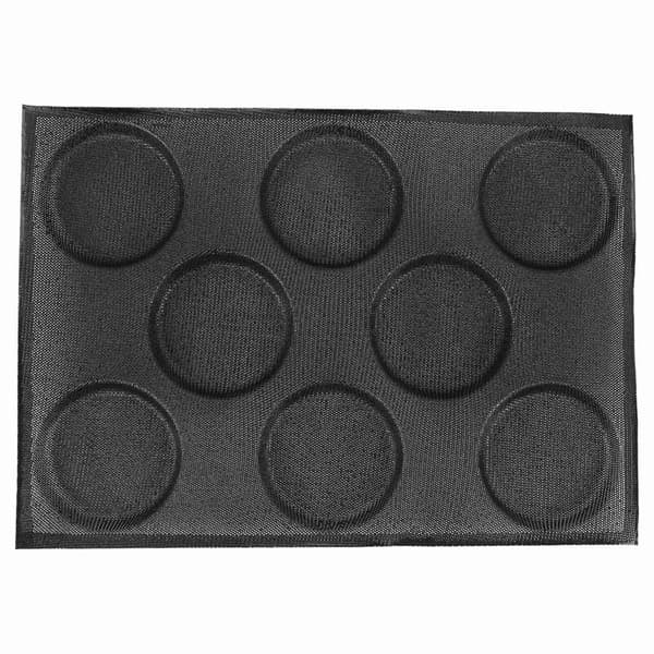 Silikone Hamburger Brødforme Perforerede Non-Stick Bageplader