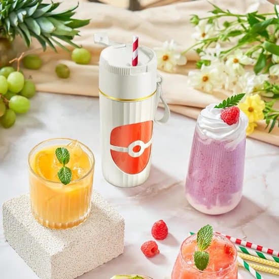 Ledningsfri 450 ml USB-C bærbar smoothieblender med 6 knive i rustfrit stål