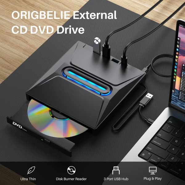 USB extern optisk enhet mobil DVD-brännare expansionskort extern dator notebook brännande optisk enhet