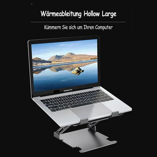 Höjdjusterbart stativ, surfplattestativ, telefonstativ, hopfällbart, silver