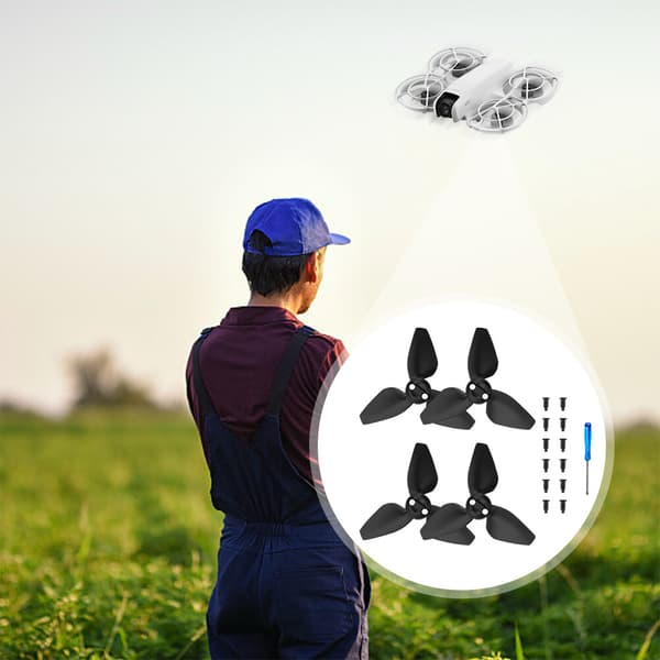 8 par propellrar Neo Drones snabbkoppling färgade blad