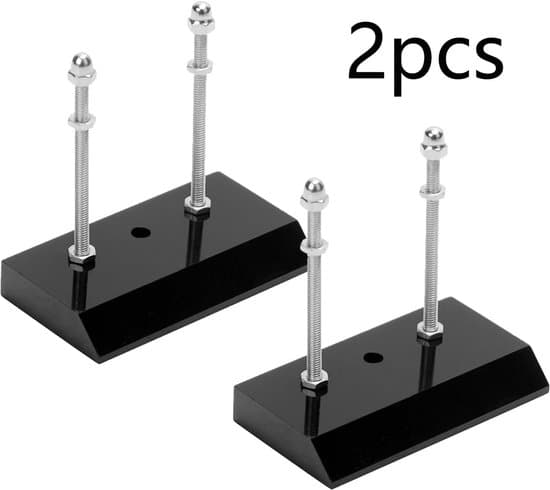 Transparenta displayställ för longboards och skateboards (2-pack)