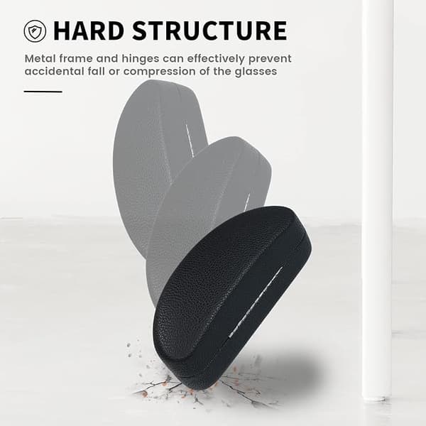 Hårdt etui til solbriller, overdimensioneret klassisk solbrille- og brilleetui