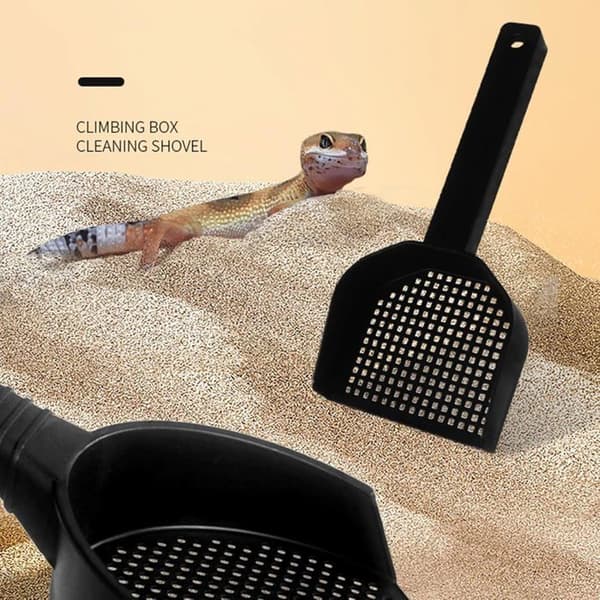 Kattebakkeskovle til kaniner og hamstere, ergonomiske kattebakkeskovle (egnet til kattebakker).
