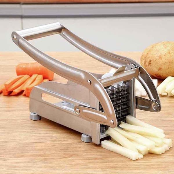 Pommes frites-skärare - Pro-modell - SS-material - Silver