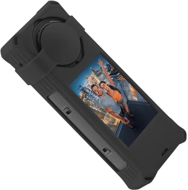 2-pack skyddande silikonfodral för Insta360 X5 (svart)