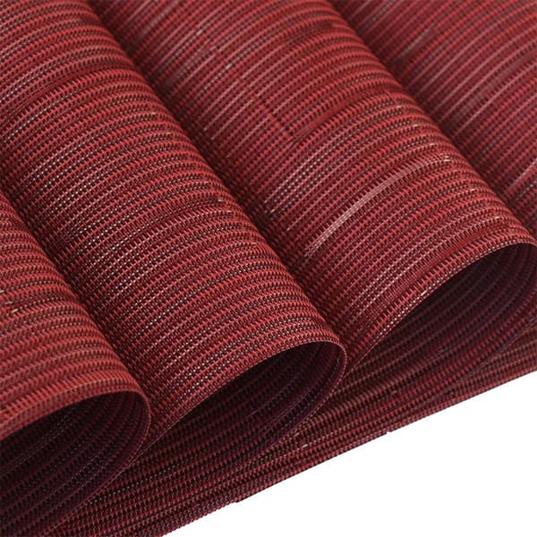 Bordsunderlägg, 4-pack avtorkningsbara - Ljusgrå