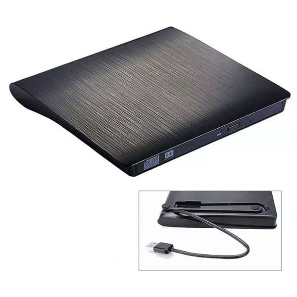 Externt bärbart Bluray DVD-enhet för hemmakontor Extern DVD-brännare USB C