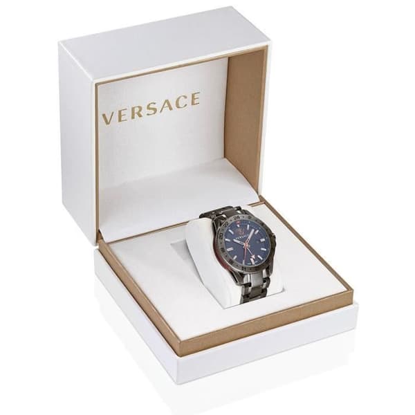 Sport Tech Gmt herrklocka - VERSACE - VE2W00422 - Brons - Grå - 5ATM
