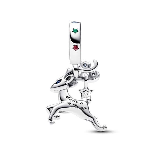 Charm hänge - PANDORA - Julren - Silver - Blå - Kvinna