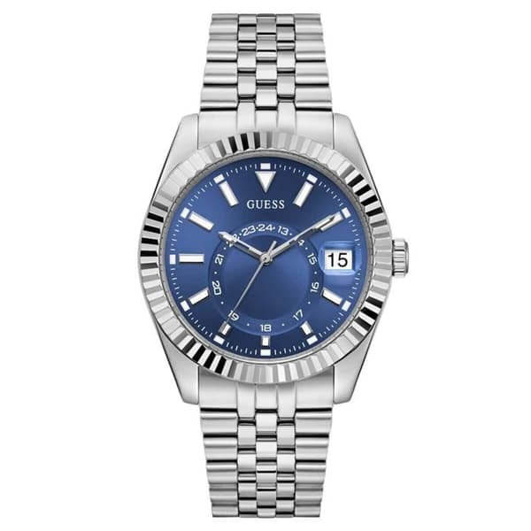 Herrur Guess JADEN Silverfärgad ARMBANDSUR