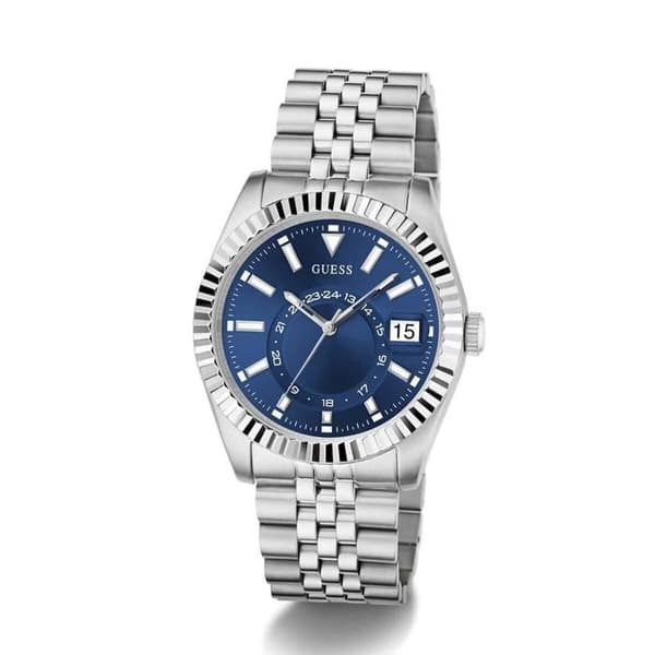 Herrur Guess JADEN Silverfärgad ARMBANDSUR