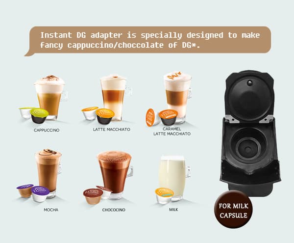HiBREW H2A White Multi-Capsule kaffemaskin för hem, kontor och vardagskaffe