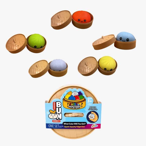 Squishy Dumpling Bun 8,5 cm klemmelegetøj stressbold