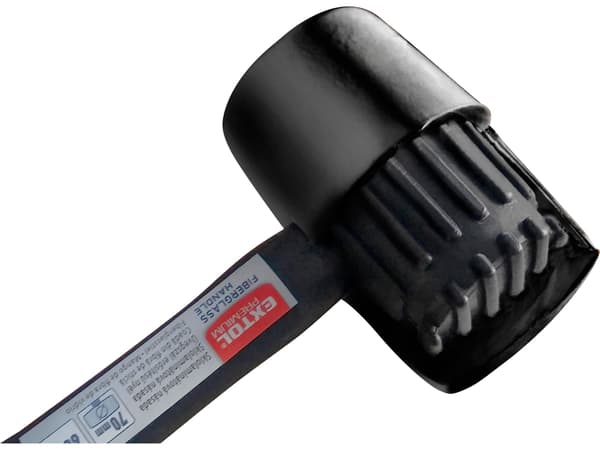 EXTOL PREMIUM Gummihammare svart 60 mm
