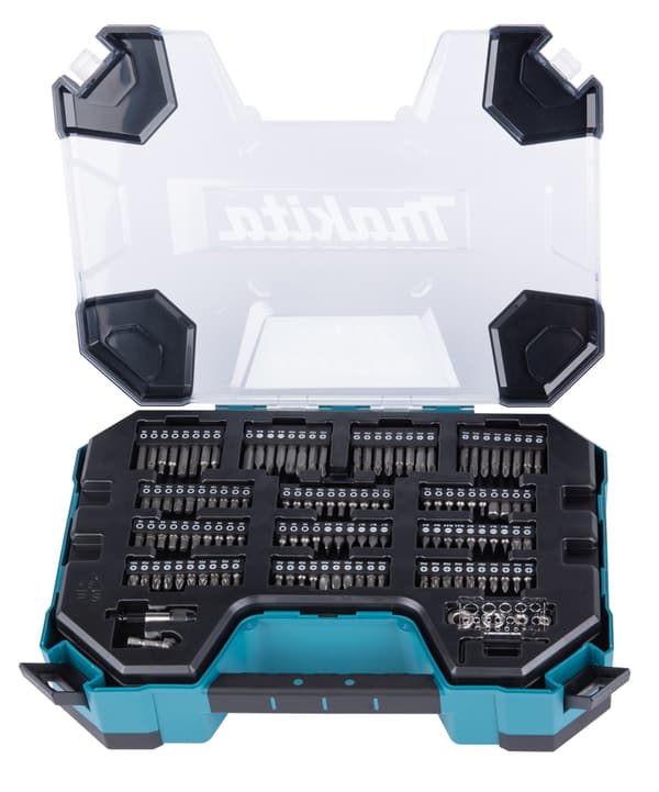 Makita bits- og borbitsæt 200 dele i plastkuffert E-22610