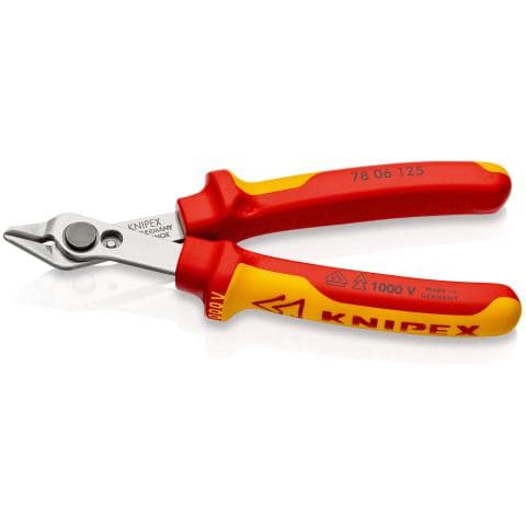 Knipex VDE precisionsavbitare för elektronik 125 mm