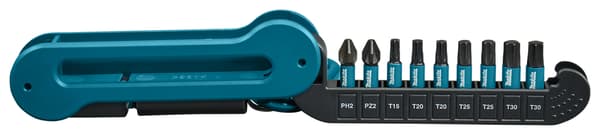 Makita torsionsbitsæt Impact Black 1/4", 10 dele, E-15811