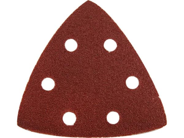 EXTOL delta-slippapper, 20-pack, 93 mm, P180, 6 hål, för slipplatta 8803865