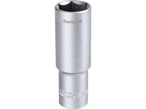FORTUM forlænget topnøgle 1/2", 19 mm, L 77 mm