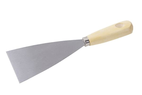 LEVIOR Stålspartel med træskaft 80 mm