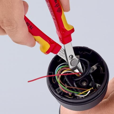 Knipex VDE precisionsavbitare för elektronik 125 mm