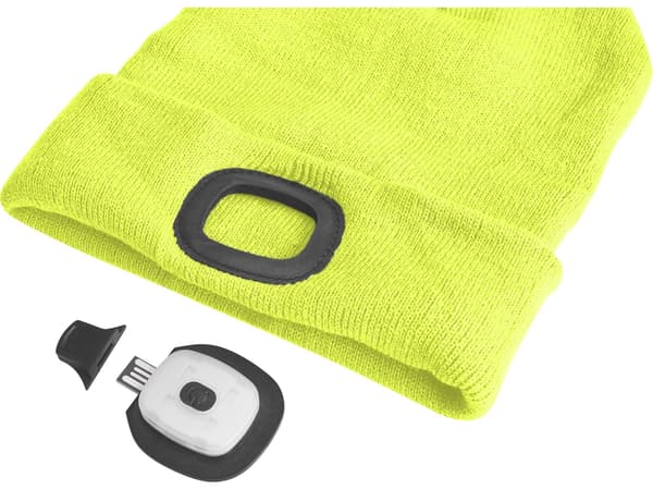 Extol Light pipo otsalampulla, USB, keltainen 43194
