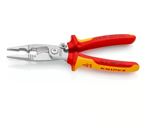 KNIPEX elektriker-tang, forkromet, 200 mm