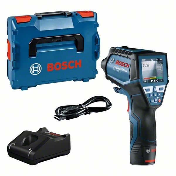 Bosch GIS 1000 C termodetektor med L-BOXX og tilbehør