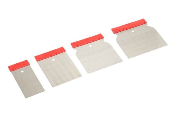 FESTA Japanska stålspacklar 4-pack 50, 80, 100, 120 mm
