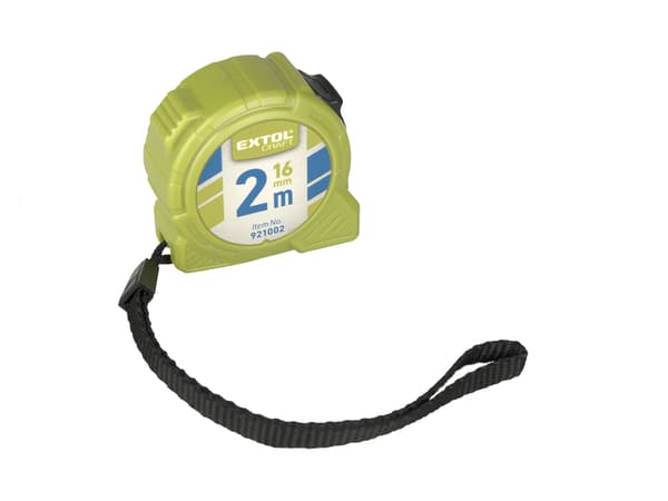 EXTOL PREMIUM måttband, 2 m, bandbredd 16 mm, 921002