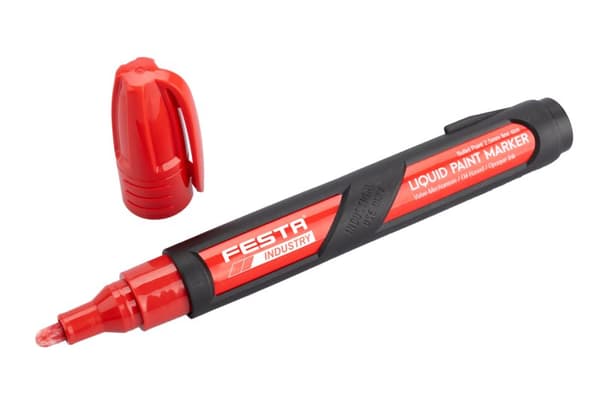 FESTA permanent industrিমarkör röd 150 mm, 4 mm spets