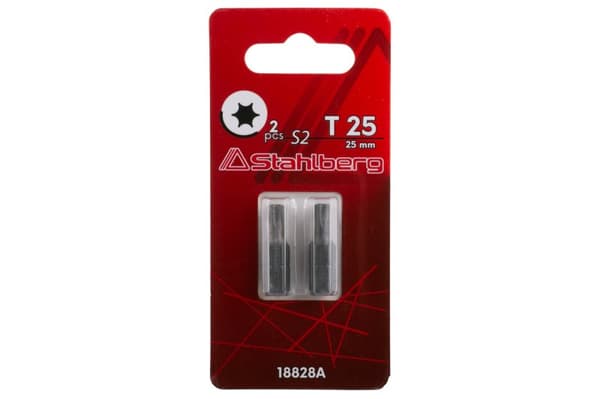 STAHLBERG Torx-bit T25, 25 mm, S2, 2-pack