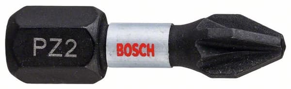 BOSCH Impact Control skruvbits PZ2, 25 mm, 2 st 2608522401