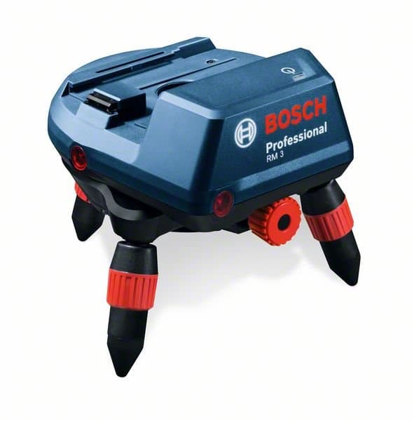 BOSCH moottoroitu pyörivä pidike RM 3 + RC2 kaukosäädin 0601092800