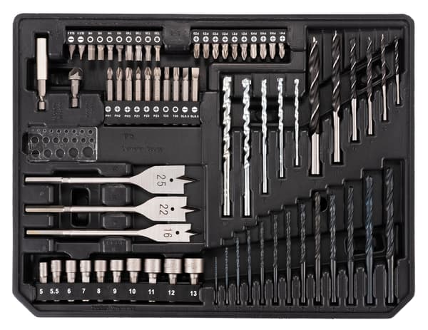 Makita borr- och bitsats i Makpac E-24913
